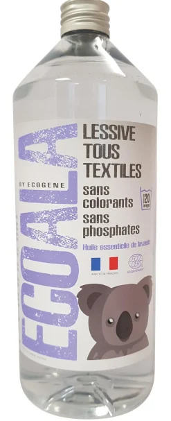 Lessive liquide tous textiles parfum lavande 1L ECOGENE