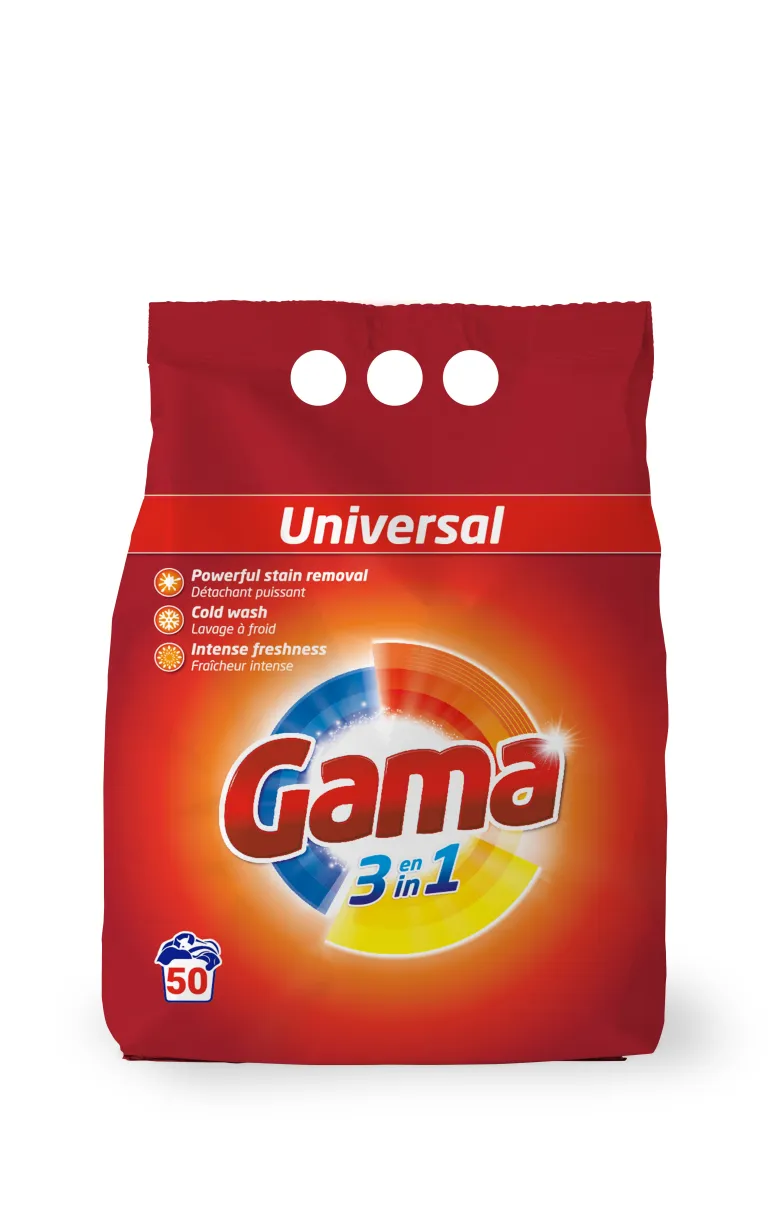 Lessive GAMA Bonux en poudre 3 kg