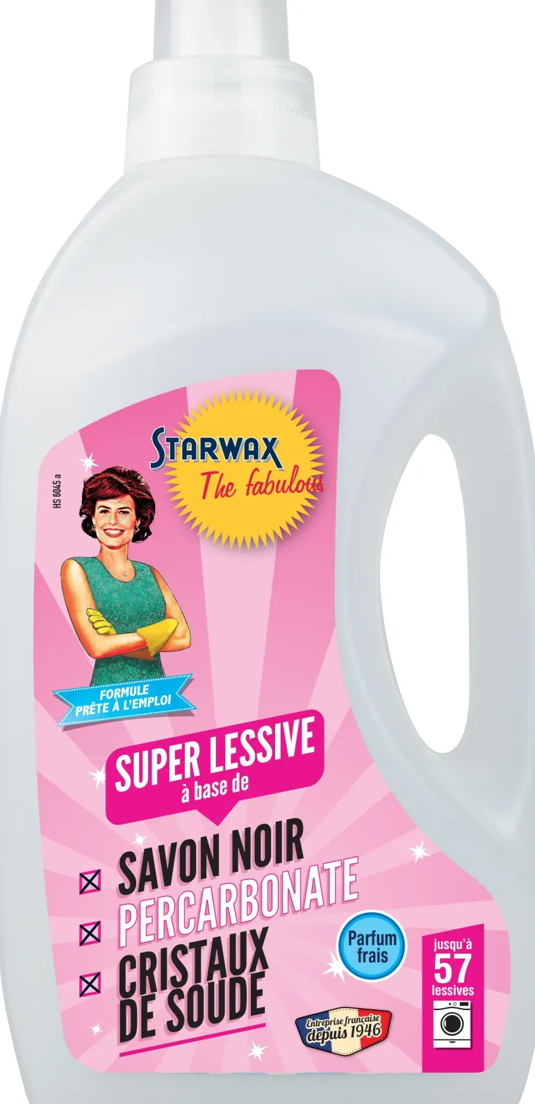 Lessive liquide parfum frais 1,5L STARWAX The Fabulous