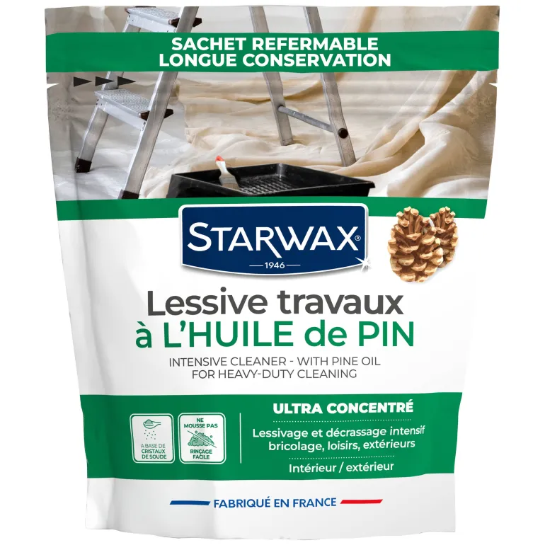 Lessive travaux à l'huile de pin ultra concentré 1,4kg