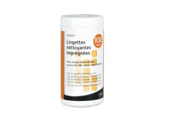 Lingettes nettoyantes imprégnées pour écran (x100)