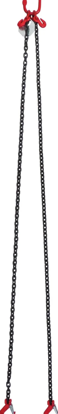 Élingue chaîne 2 brins ajustable 2,8T 2m grade 80