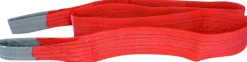 Élingue plate avec boucles 150mm 5T 4m rouge