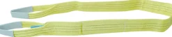 Élingue plate avec boucles 90mm 3T 2,5m jaune