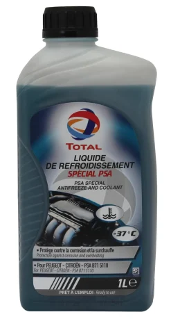 Liquide de refroidissement spécial PSA -37°C 1L TOTAL