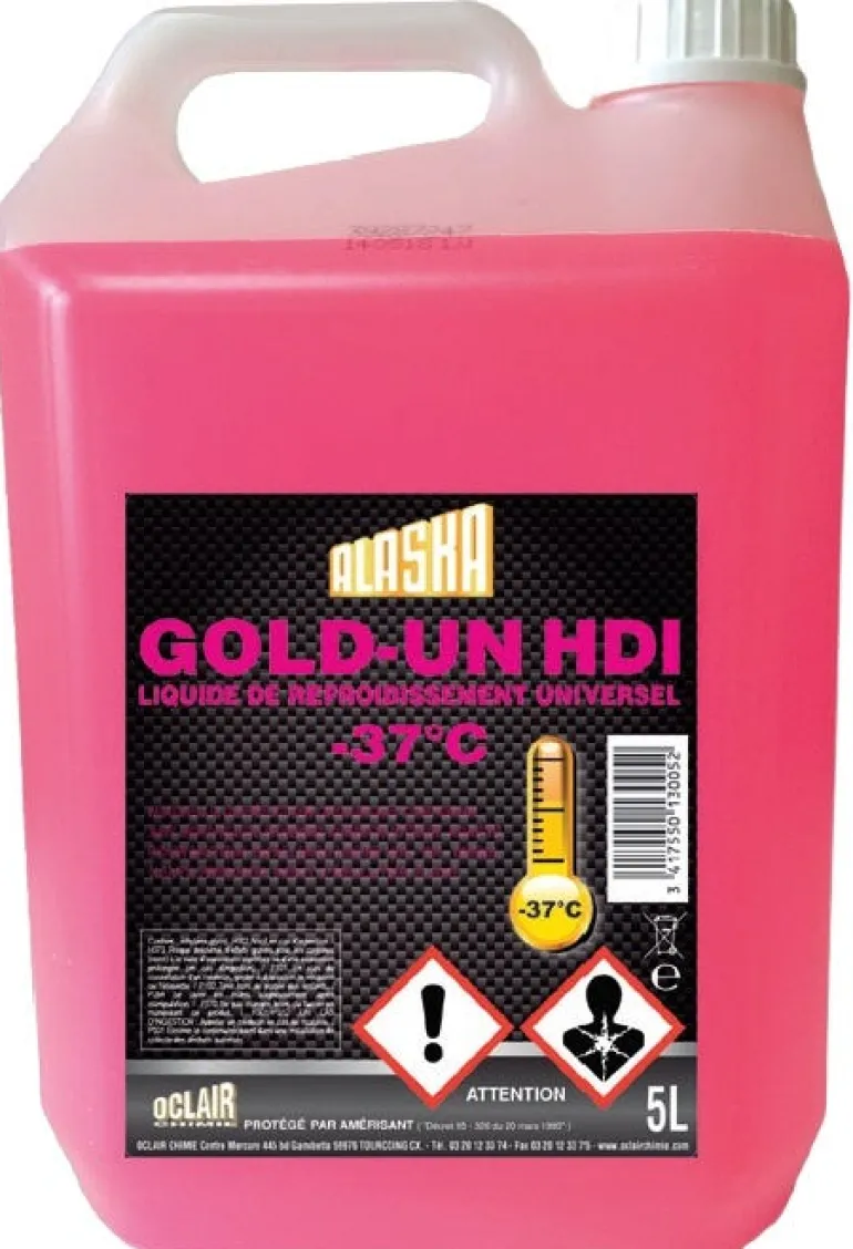 Liquide permanent Gold -37°C 5L