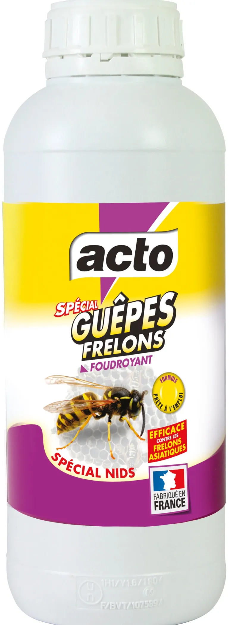 Liquide spécial nids de guêpes/frelons 1L ACTO