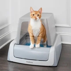 Litière autonettoyante Scoopfree 1.5 + couvercle PETSAFE