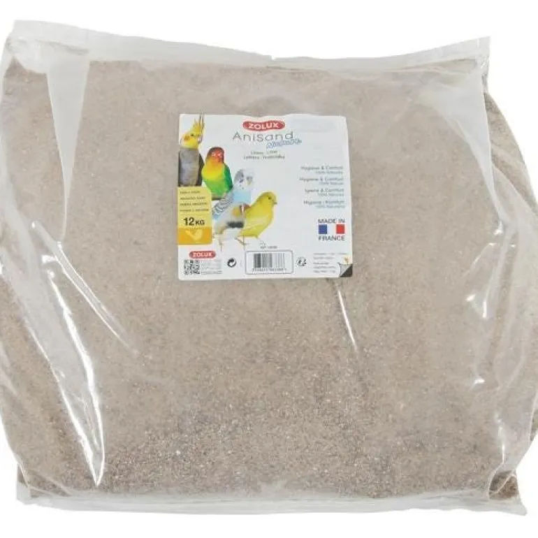 Litière de sable de quartz pour oiseaux - Sac de 12kg