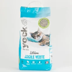 Litière minérale absorbante à l'argile verte parfumée 10L