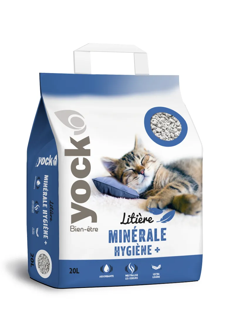Litière minérale hygiène + YOCK 20L