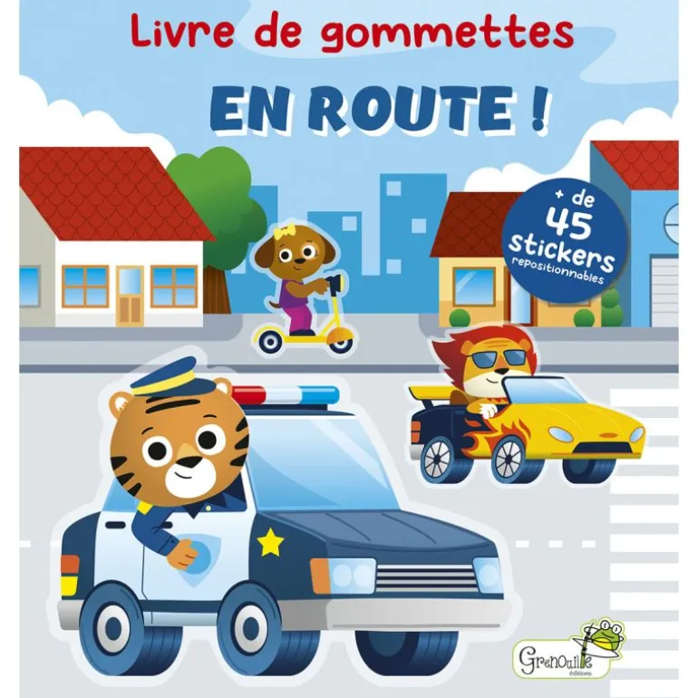 Livre de gommettes En Route ! + de 45 stickers