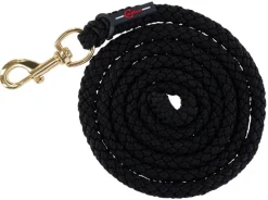 Longe TopLine noire à mousqueton