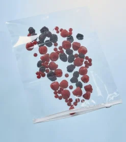 Lot de 10 sachets d'emballage avec curseur 21x15 cm