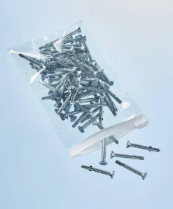 Lot de 10 sachets d'emballage avec curseur 21x15 cm