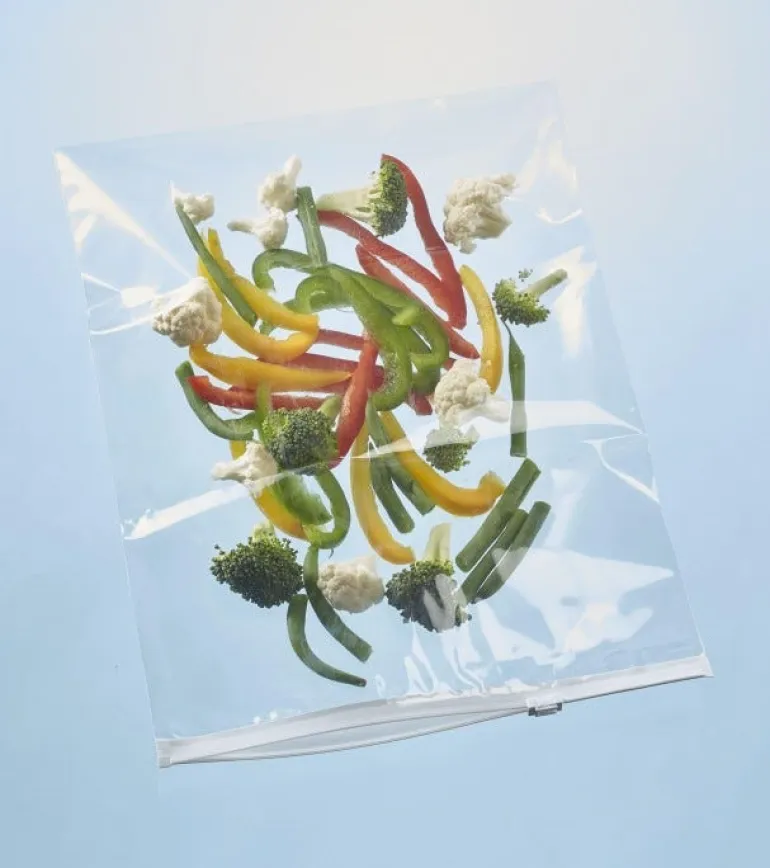 Lot de 10 sachets d'emballage avec curseur 15x10 cm