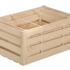 Lot de 3 caisses en bois