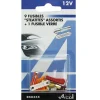 Lot de 9 fusibles steatites + 1 fusible verre