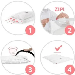 Lot de 2 sacs sous vide Aspispace