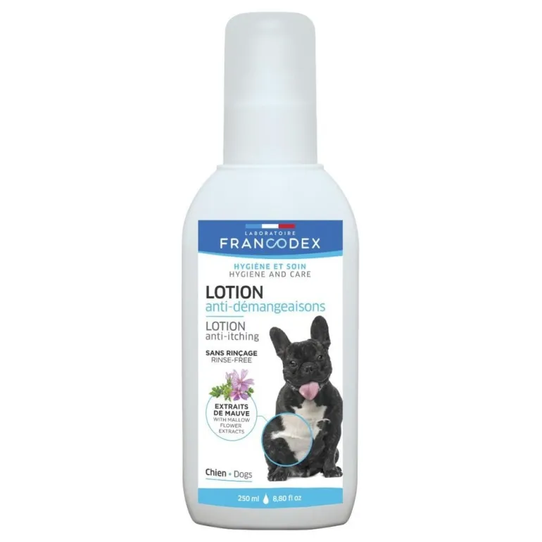 Lotion anti-démangaisons pour chien 250 ml FRANCODEX