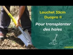 Louchet à dents 33 cm Duopro LEBORGNE