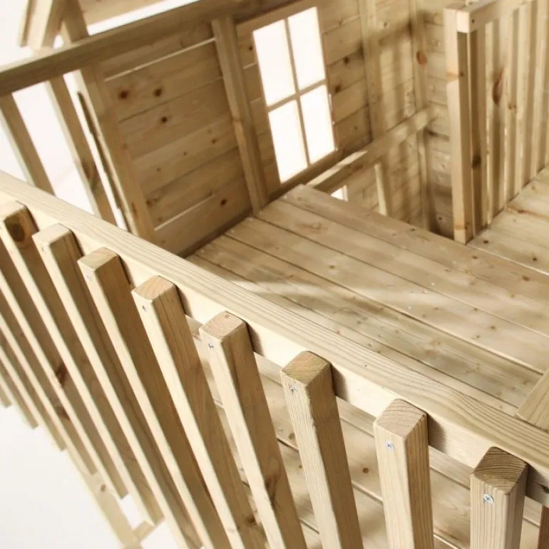 Maisonnette loft avec toboggan 327 x 161 x 248 cm TP TOYS