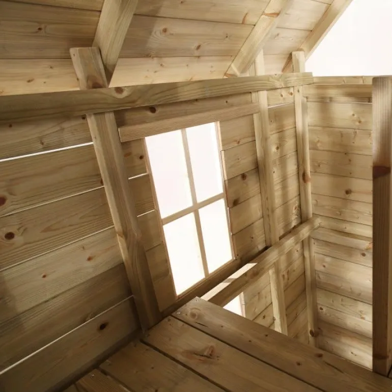 Maisonnette loft avec toboggan 327 x 161 x 248 cm TP TOYS