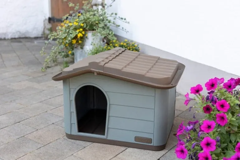 Maison pour chat Paola éco 60 x 51 x 41 cm gris