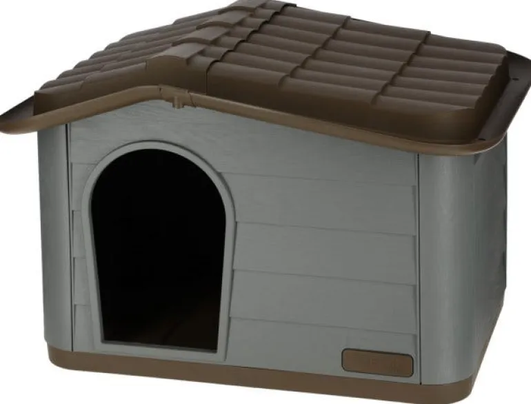 Maison pour chat Paola éco 60 x 51 x 41 cm gris