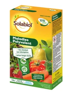Maladies polyvalent potager et fruitiers 100 g SOLABIOL