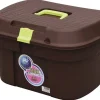 Malle de pansage Box color Chocolat/Pistache