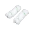 2 manchons finition mate microfibres 12mm rayés verts 110mm