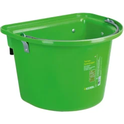 Mangeoire de porte plastique avec anse vert clair 12 L