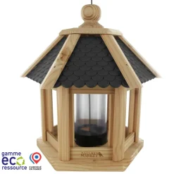 Mangeoire Gazebo Junior en bois pour graines NATURES MARKET