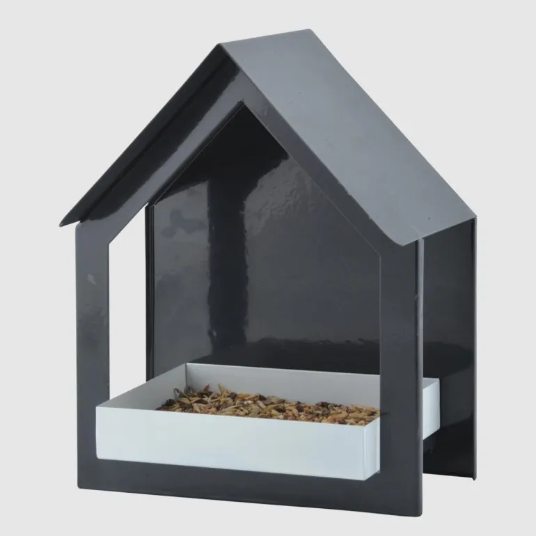 Mangeoire murale Anthracite/Blanc