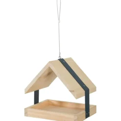 Mangeoire pour graines en bois et métal XL marine ZOLUX