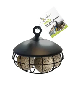 Mangeoire à suspendre pour boules de graisse NAÏD 18x18x12cm