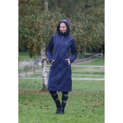 Manteau d'équitation femme bleu navy