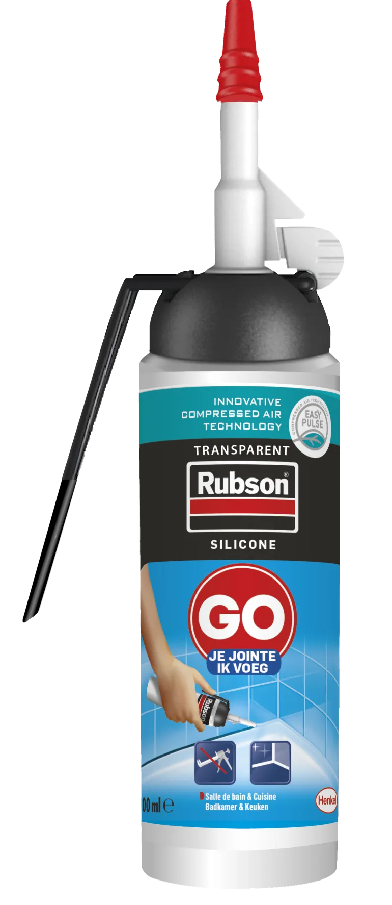 Mastic Go - je jointe translucide 100 ml RUBSON