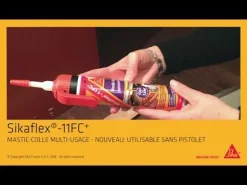 Mastic colle Sikaflex -11 FC Tout en un gris - 300ml