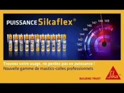 Mastic colle Sikaflex -141 PVC blanc - 410g
