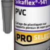 Mastic colle Sikaflex -141 PVC gris - 410g