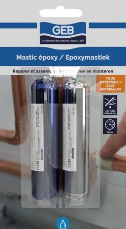 Mastic epoxy bi-composant tous matériaux bâton de 100g (x2)
