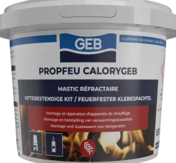 Mastic réfractaire Propfeu Calorygeb pot 600g GEB