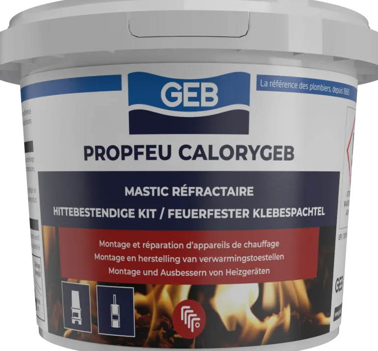 Mastic réfractaire Propfeu Calorygeb pot 600g GEB