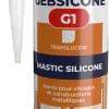 Mastic silicone GEBSICONE G1 310 ml translucide GEB