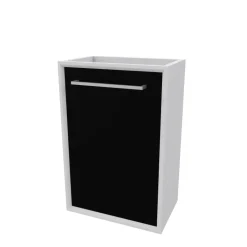 Meuble lave mains Piccolo 2 finition noir mat AURLANE