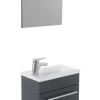 Meuble lave mains à suspendre Nino 44 cm gris ONDEE