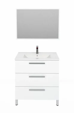 Meuble à poser Pallas 80 cm blanc ONDEE