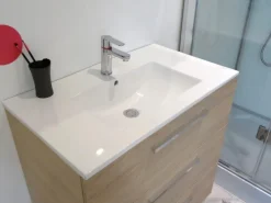 Meuble à poser Pallas 80 cm chêne clair ONDEE